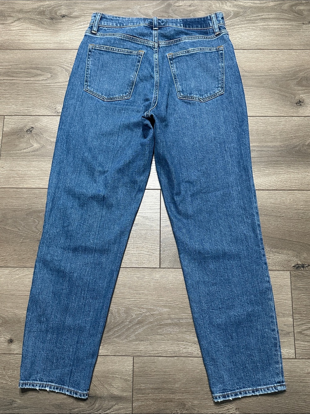 Abercrombie & Fitch The Mom‎ High Rise Curve Love Stretch Blue Ankle Jeans 27 - Picture 4 of 11